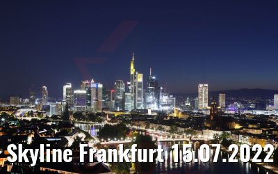 Skyline Frankfurt 15.07.2022
