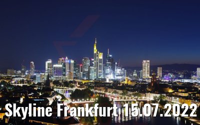 Skyline Frankfurt 15.07.2022