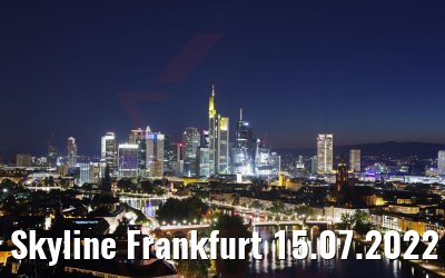 Skyline Frankfurt 15.07.2022