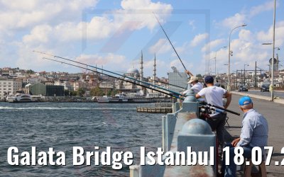 Galata Bridge Istanbul 18.07.2022