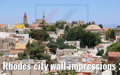Rhodes city wall impressions 22.07.2022