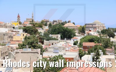 Rhodes city wall impressions 22.07.2022