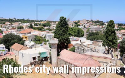 Rhodes city wall impressions 22.07.2022