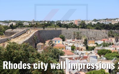 Rhodes city wall impressions 22.07.2022