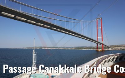 Passage Canakkale Bridge Costa Venezia 23.07.2022