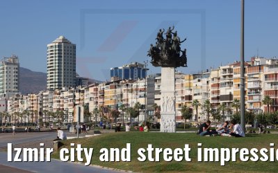 Izmir city and street impressions 26.07.2022