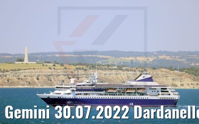 Gemini 30.07.2022 Dardanellen Sedduelbahir