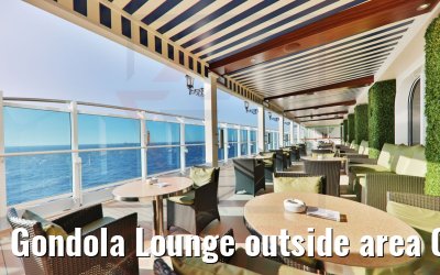 Gondola Lounge outside area Costa Venezia