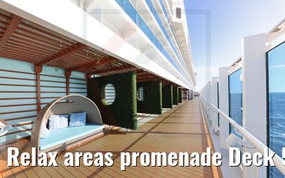 Relax areas promenade Deck 5 Costa Venezia