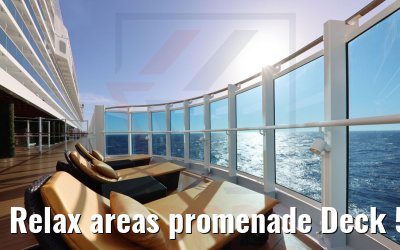 Relax areas promenade Deck 5 Costa Venezia