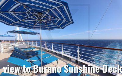 view to Burano Sunshine Deck and Pool Costa Venezia