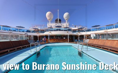 view to Burano Sunshine Deck and Pool Costa Venezia