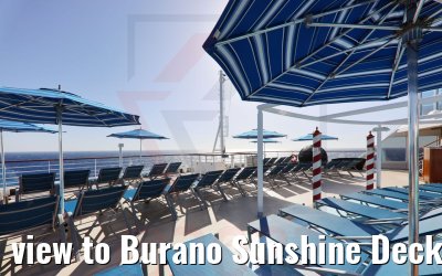 view to Burano Sunshine Deck and Pool Costa Venezia