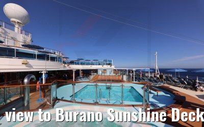 view to Burano Sunshine Deck and Pool Costa Venezia