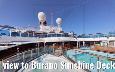 view to Burano Sunshine Deck and Pool Costa Venezia