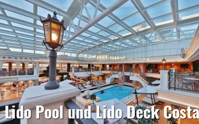 Lido Pool und Lido Deck Costa Venezia