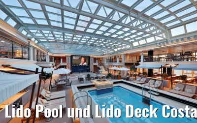 Lido Pool und Lido Deck Costa Venezia