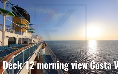 Deck 12 morning view Costa Venezia