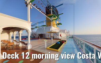 Deck 12 morning view Costa Venezia