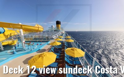 Deck 12 view sundeck Costa Venezia