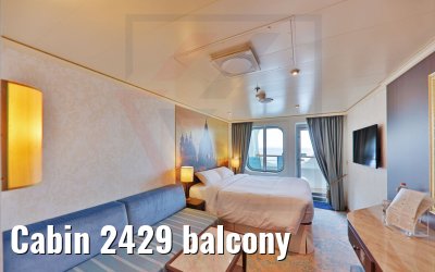 Cabin 2429 balcony