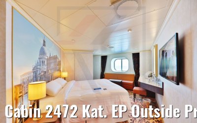 Cabin 2472 Kat. EP Outside Premium Costa Venezia
