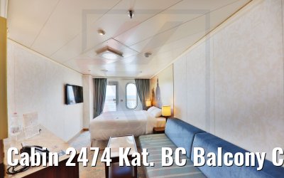 Cabin 2474 Kat. BC Balcony Classic Costa Venezia