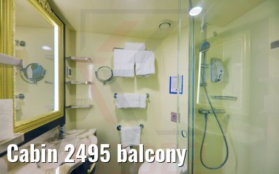 Cabin 2495 balcony