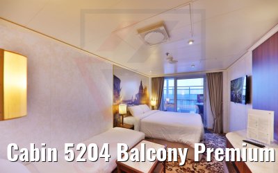 Cabin 5204 Balcony Premium Cat. BP Costa Venezia