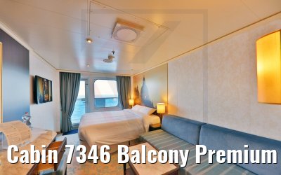 Cabin 7346 Balcony Premium Cat. BP Costa Venezia