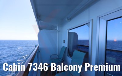 Cabin 7346 Balcony Premium Cat. BP Costa Venezia