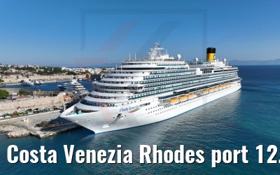 Costa Venezia Rhodes port 12.05.2022