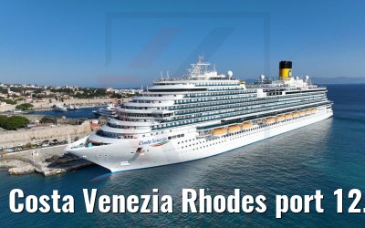 Costa Venezia Rhodes port 12.05.2022