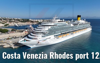 Costa Venezia Rhodes port 12.05.2022
