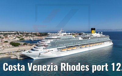 Costa Venezia Rhodes port 12.05.2022