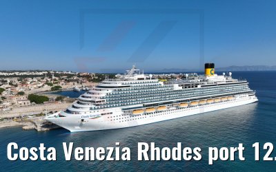 Costa Venezia Rhodes port 12.05.2022