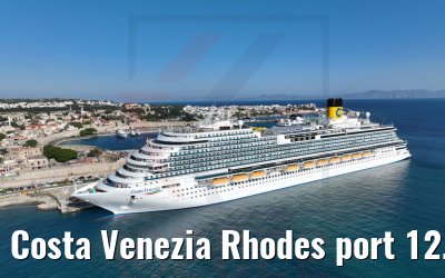 Costa Venezia Rhodes port 12.05.2022