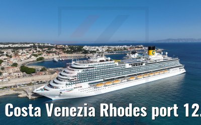 Costa Venezia Rhodes port 12.05.2022