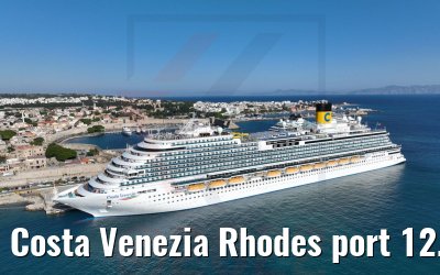 Costa Venezia Rhodes port 12.05.2022