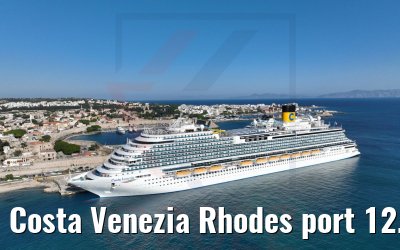 Costa Venezia Rhodes port 12.05.2022