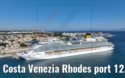 Costa Venezia Rhodes port 12.05.2022