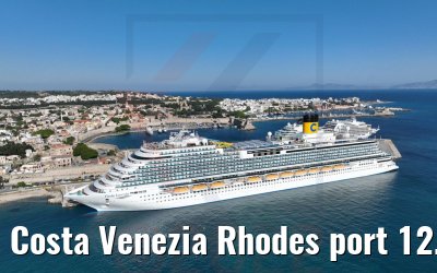 Costa Venezia Rhodes port 12.05.2022