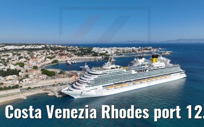 Costa Venezia Rhodes port 12.05.2022