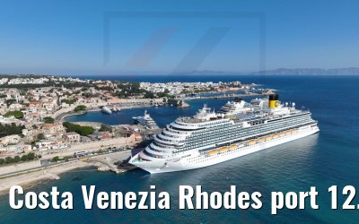 Costa Venezia Rhodes port 12.05.2022