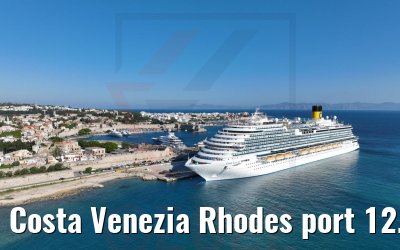 Costa Venezia Rhodes port 12.05.2022
