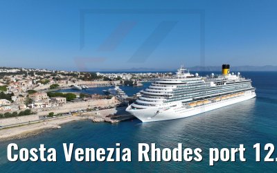Costa Venezia Rhodes port 12.05.2022