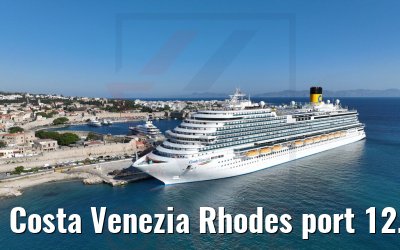 Costa Venezia Rhodes port 12.05.2022