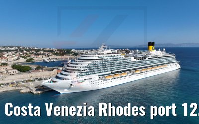 Costa Venezia Rhodes port 12.05.2022