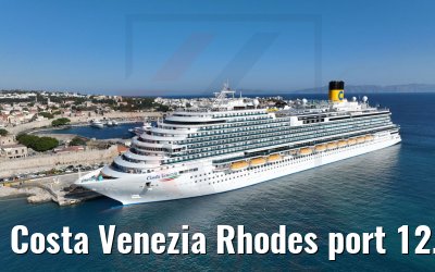 Costa Venezia Rhodes port 12.05.2022