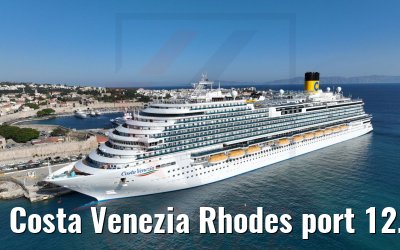 Costa Venezia Rhodes port 12.05.2022